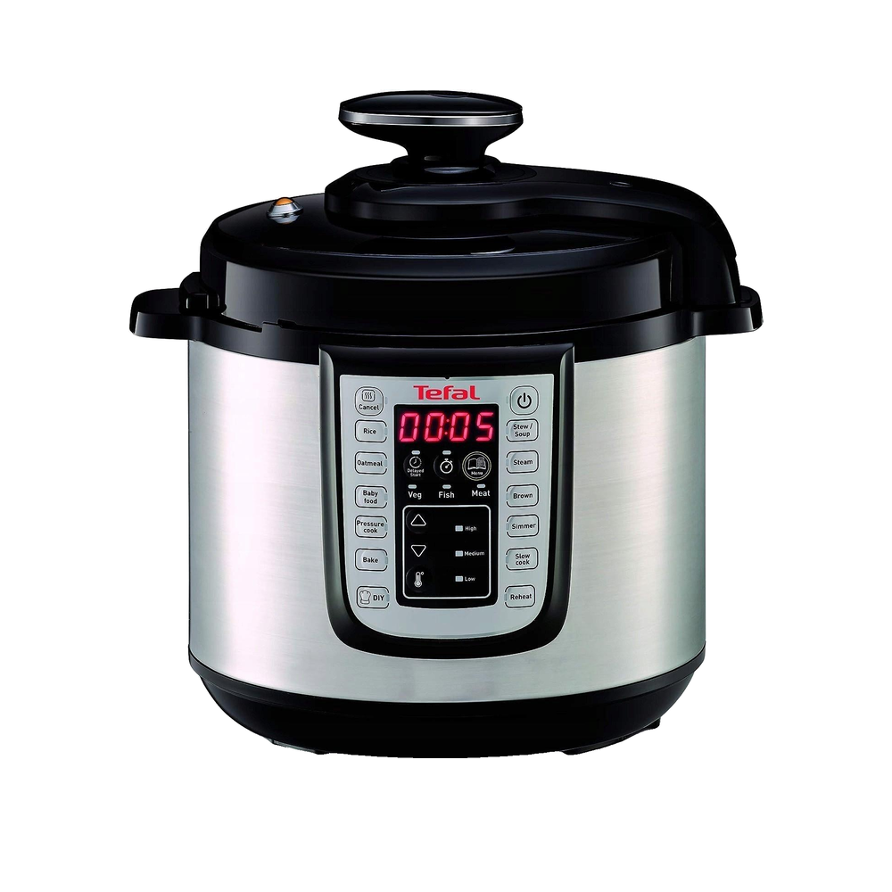Tefal  Multicooker Cy505ee0 6L 1200W Color Plata Y Gris , Leroy Merlin