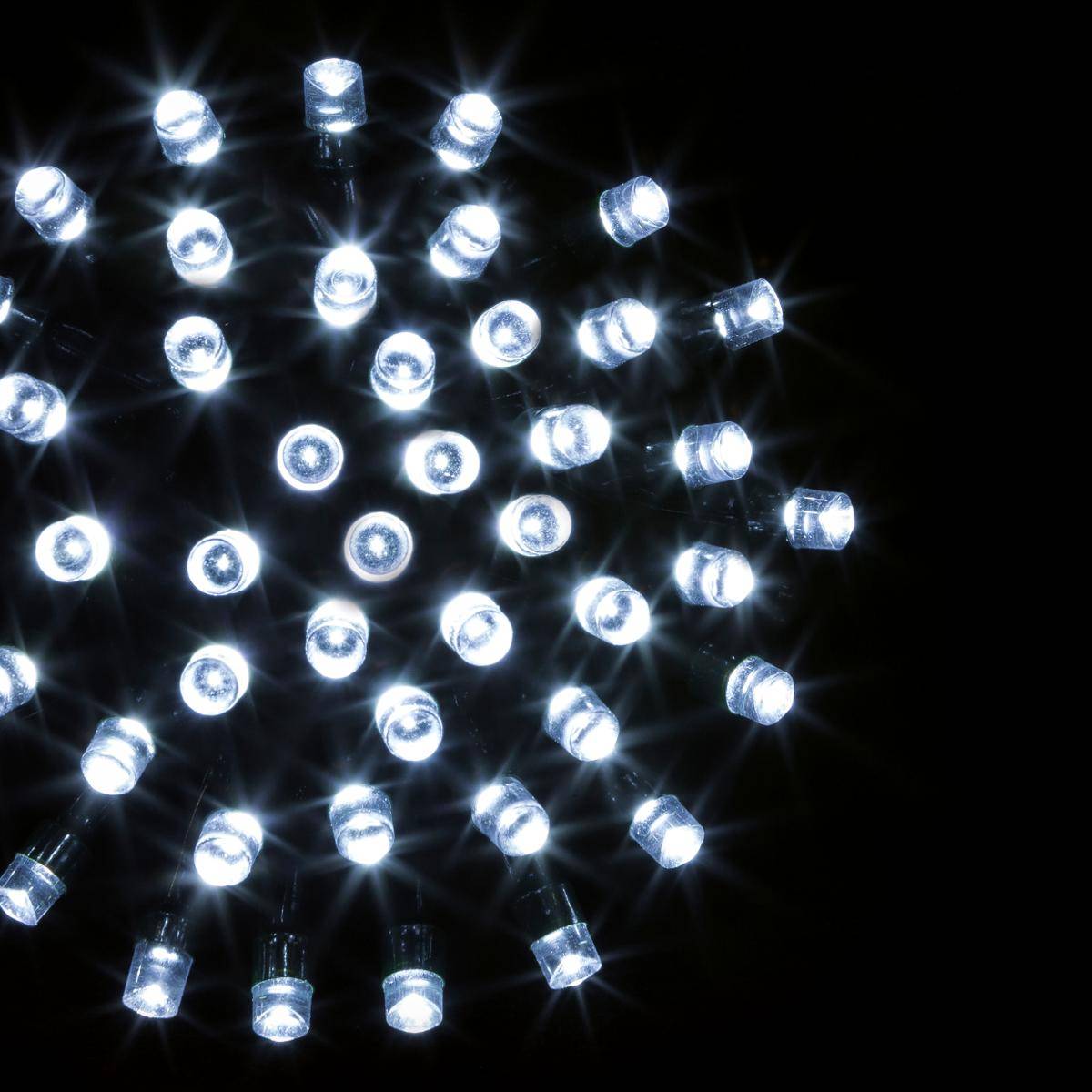 Guirlande lumineuse 300 LED 30m avec timer extérieur blanc froid fil vert - Feeric lights & christmas - 2