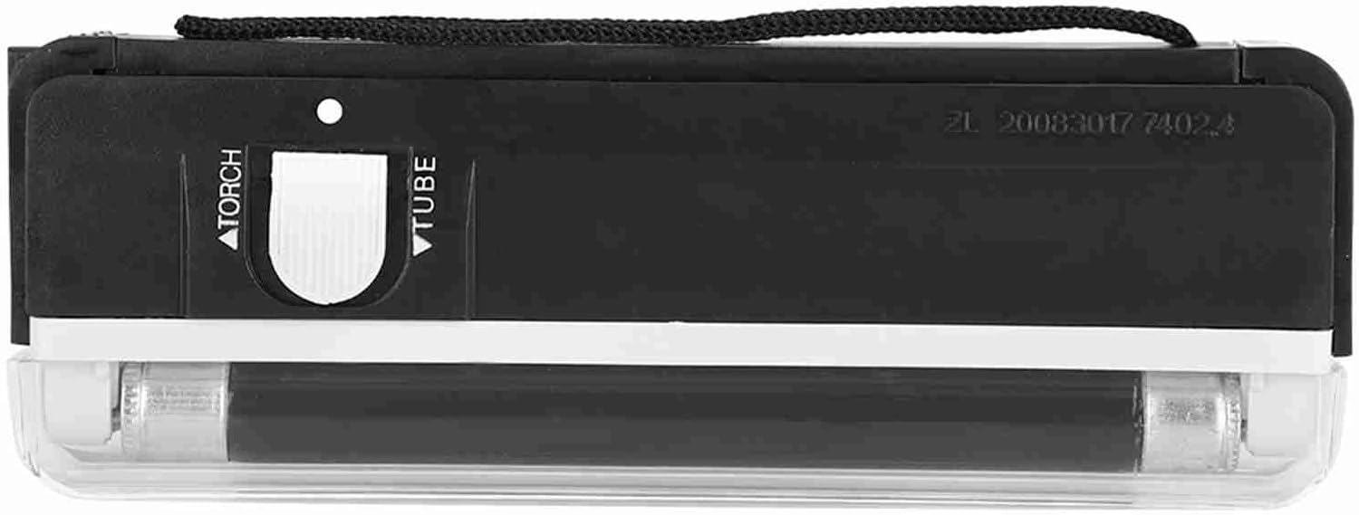 Testeur De Faux Billets Portable à UV - Détecteur De Factures Alimenté Par Batterie Pour Euros, Dollars Et Livres Avec Lampe De Poche