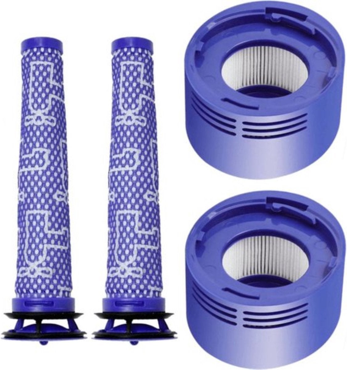Zestaw XL filtrów wstępnych i końcowych HEPA pasujących do Dyson V7 i V8 96747801 Akcesoria zamienne