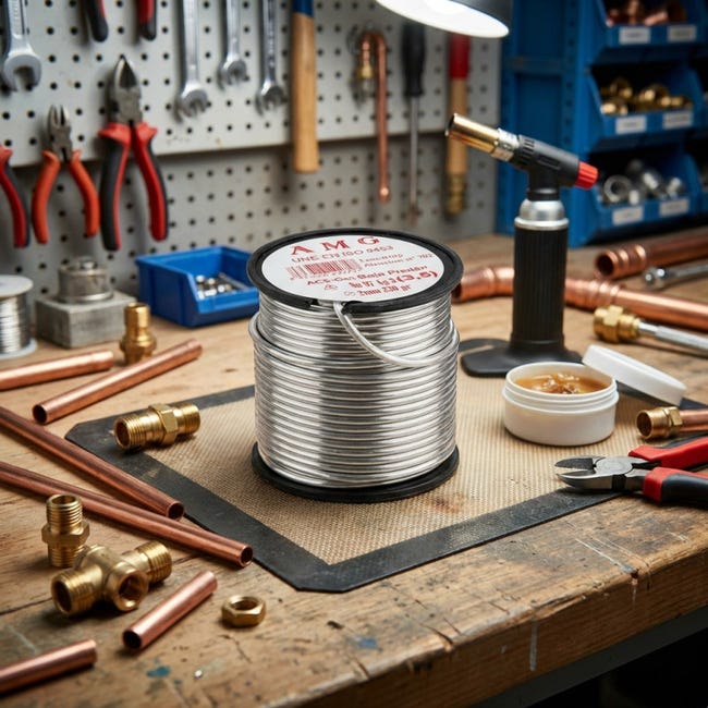 Bobine de Soudure avec Plomb 16AWG 227g - Outils | Électronique Bobine de Soudure avec Plomb 16AWG 227g - Outils | Électronique