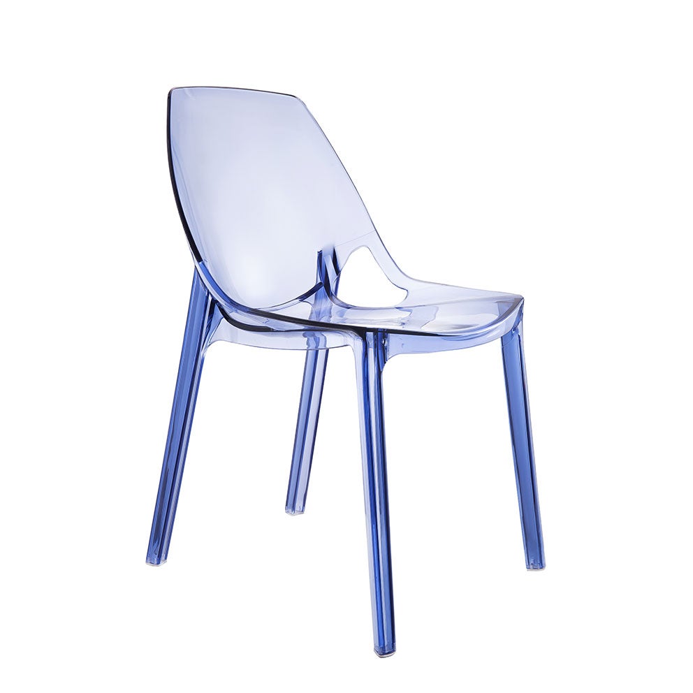SIEDITI FUORI E DENTRO Anna Stühle Aus Harz & Fiberglas – Stapelbar, Für Innen & Außen – 2er-Set In Rot