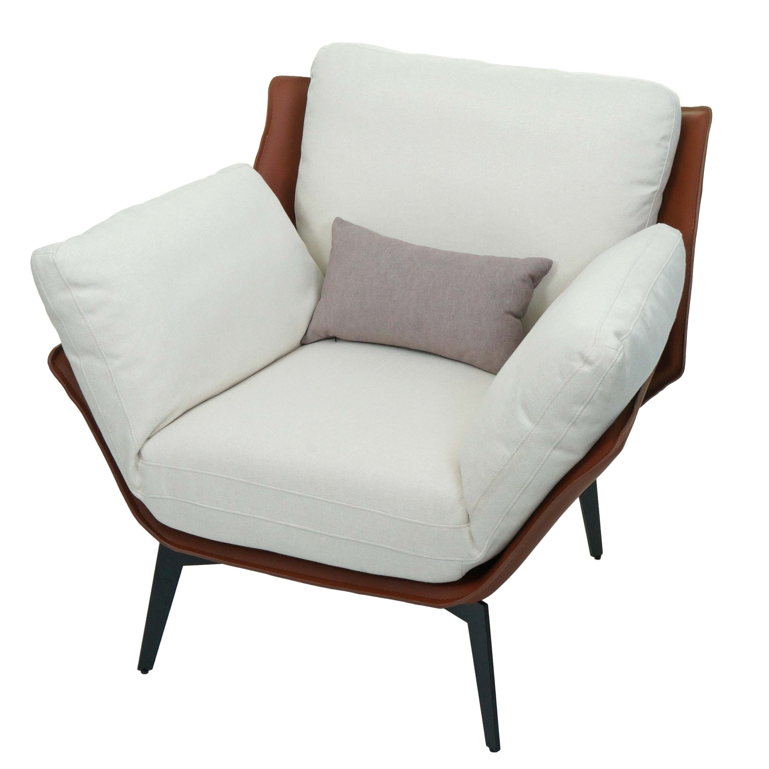 LORENZO - Chaise Scandinave Marron Lorenzo - Assise Rembourrée - Marron LORENZO - Chaise Scandinave Marron Lorenzo - Assise Rembourrée - Marron