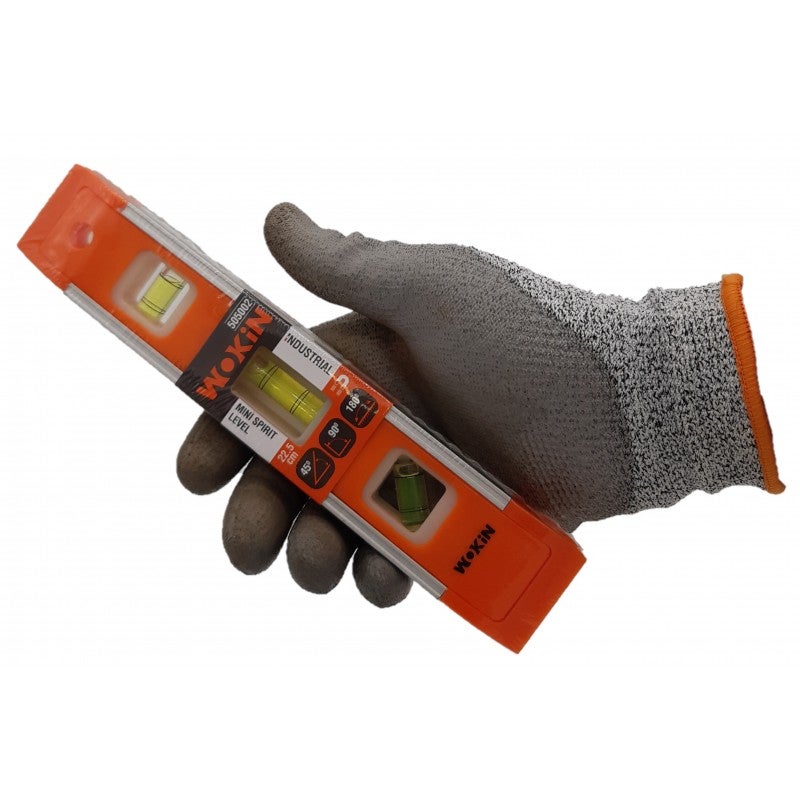 WOKIN Livella A Bolla Magnetica Torpedo 225 Mm - 3 Fiale (orizzontale, Verticale, 45°) Per Fai-daTE - 3