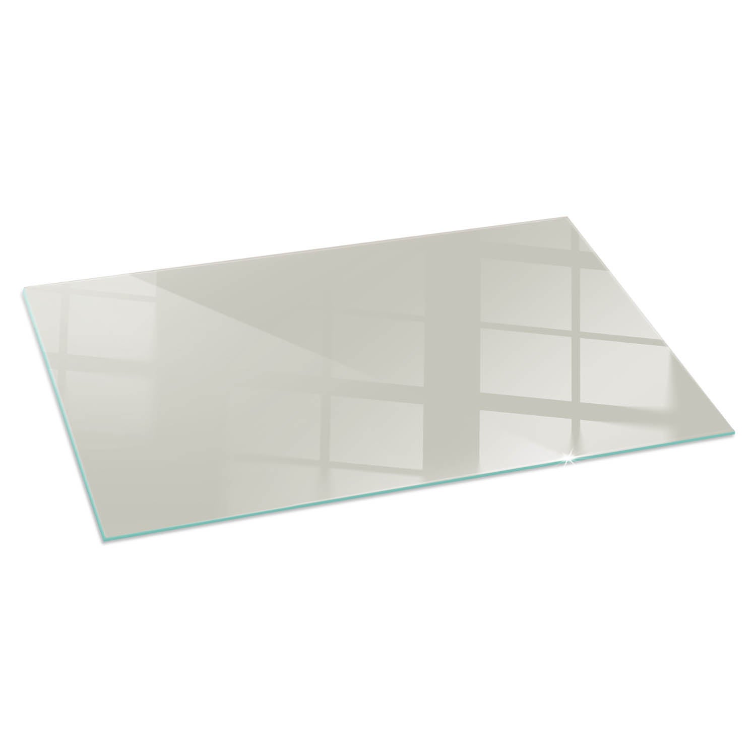 Szkło ochronne żaroodporne pod kominek - 120x60 cm - Kolor Jasnokremowy - TULUP