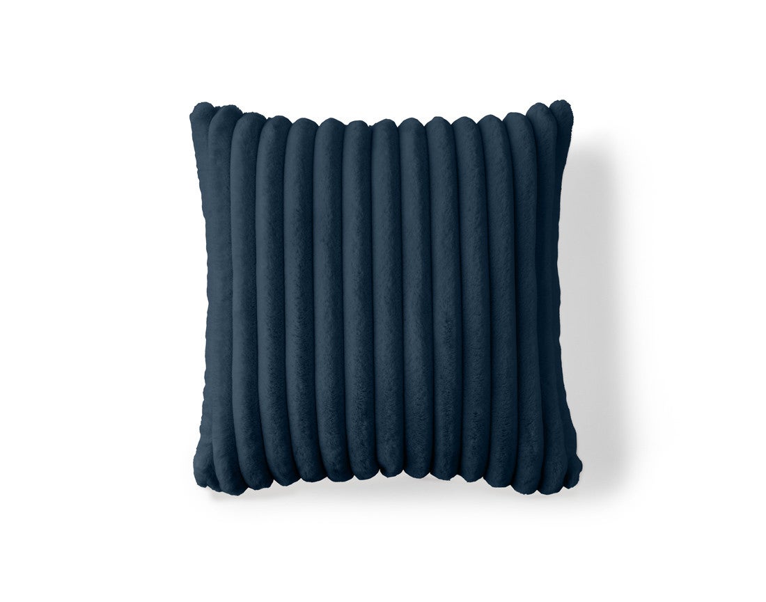 Lot De 2 Housses De Coussin En Fausse Fourrure Sherpa - 45,7 X 45,7 Cm Beige - Ultra Douces Et Réversibles Velours - 4