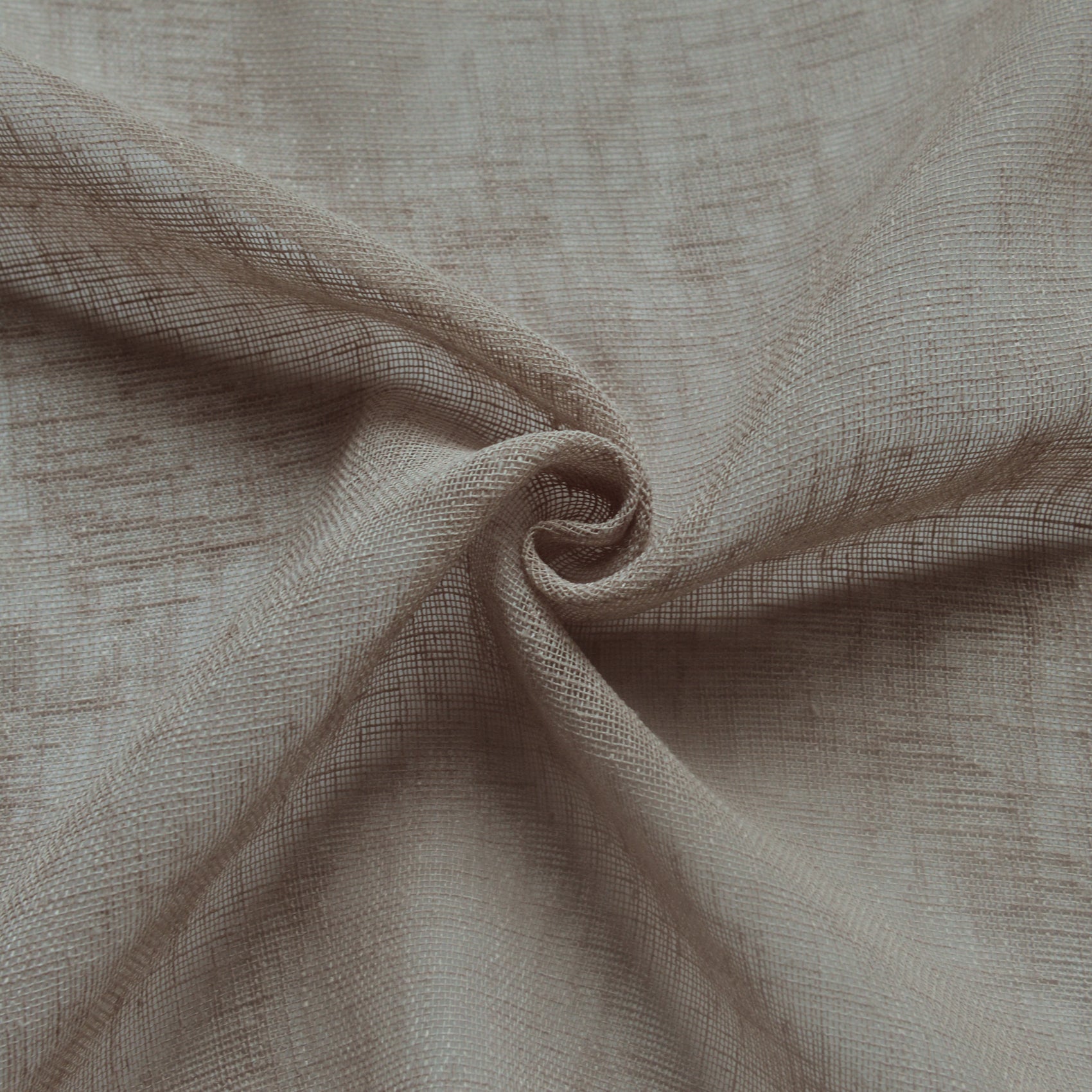Voilage - Effet lin fluide - Beige - 140x240 cm - Polyester - 2