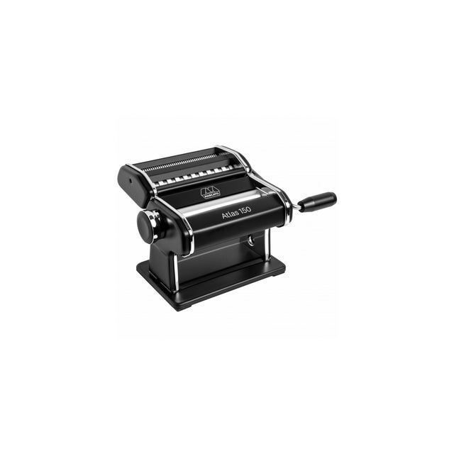 Ręczna maszyna do makaronu Marcato Atlas 150 Anodowane aluminium czarny 10 ustawień grubości
