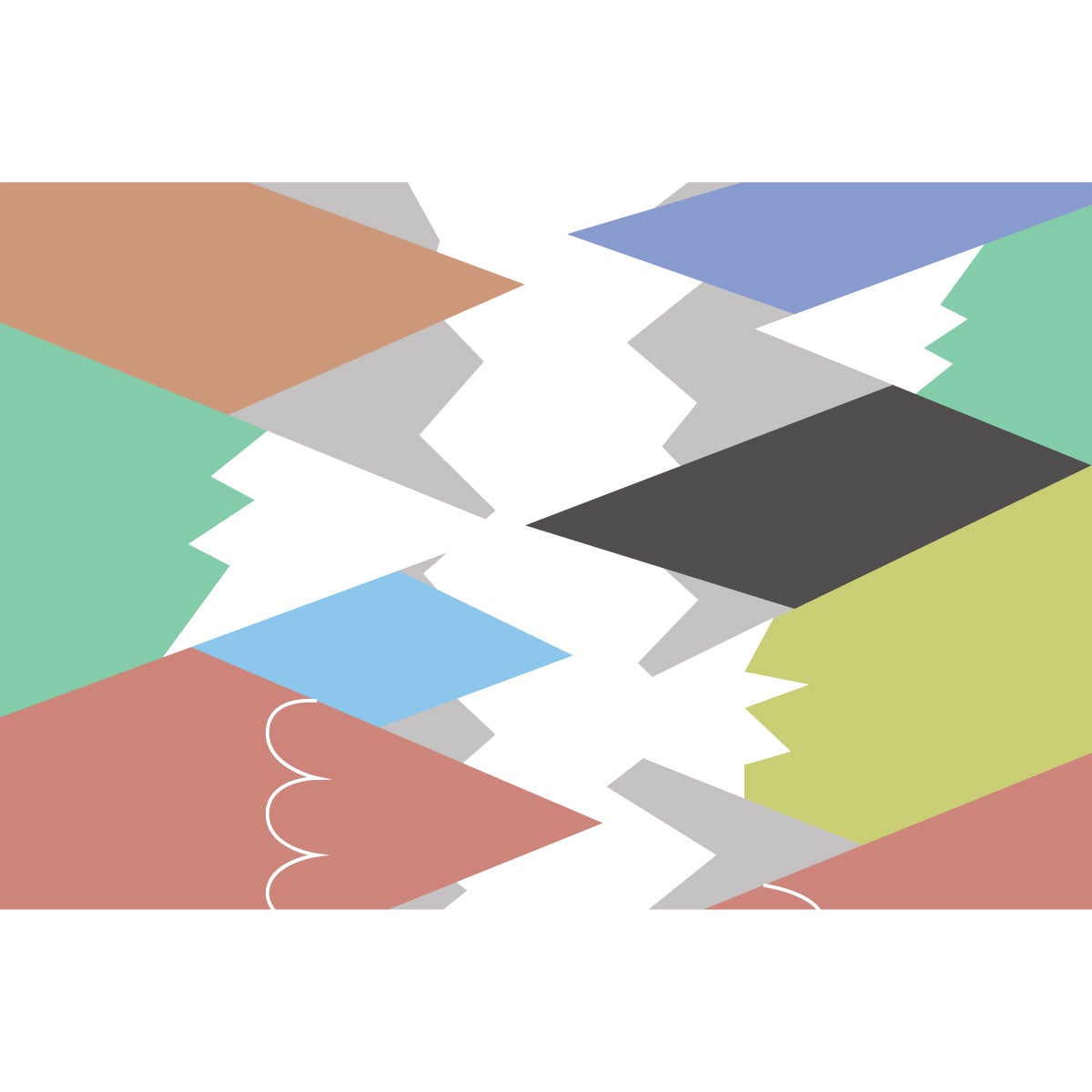 Adesivo bambino di montagna scandinavo danika - Sticker adesivo - adesivi murali - 90x135cm - 4