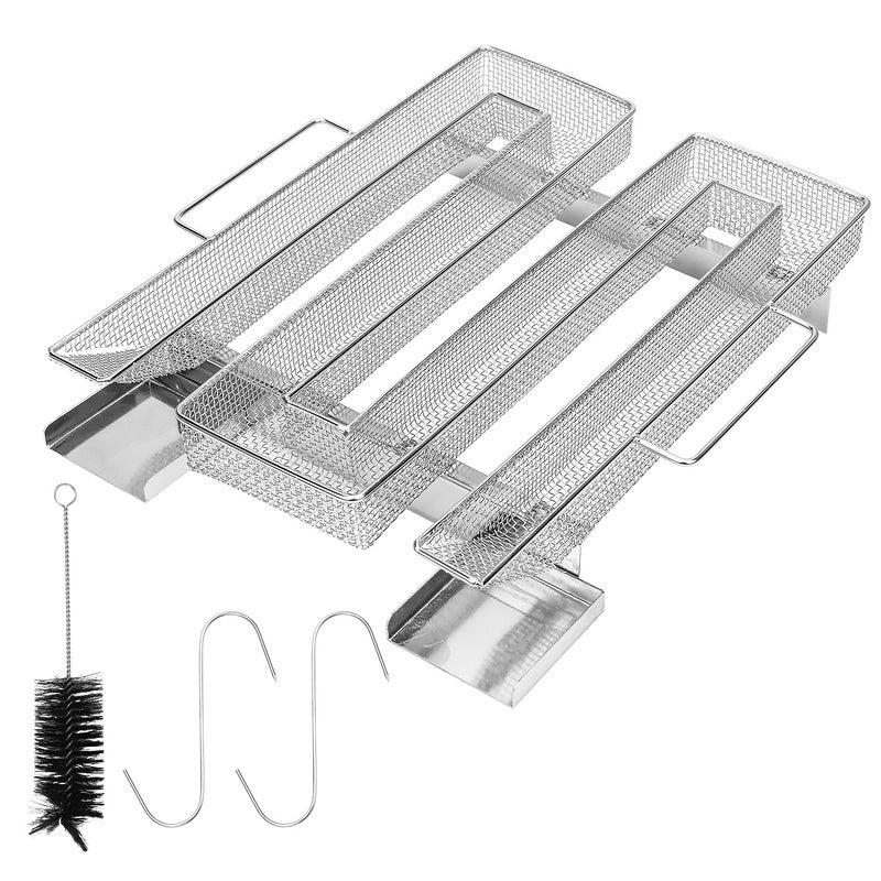 Kit Fumage Froid Viande Poisson Générateur Fumée Froide Fumoir - Kit Complet Avec Sciure Hêtre 1,2kg - 8h Autonomie Sciure De Hetre Pour Fumoir