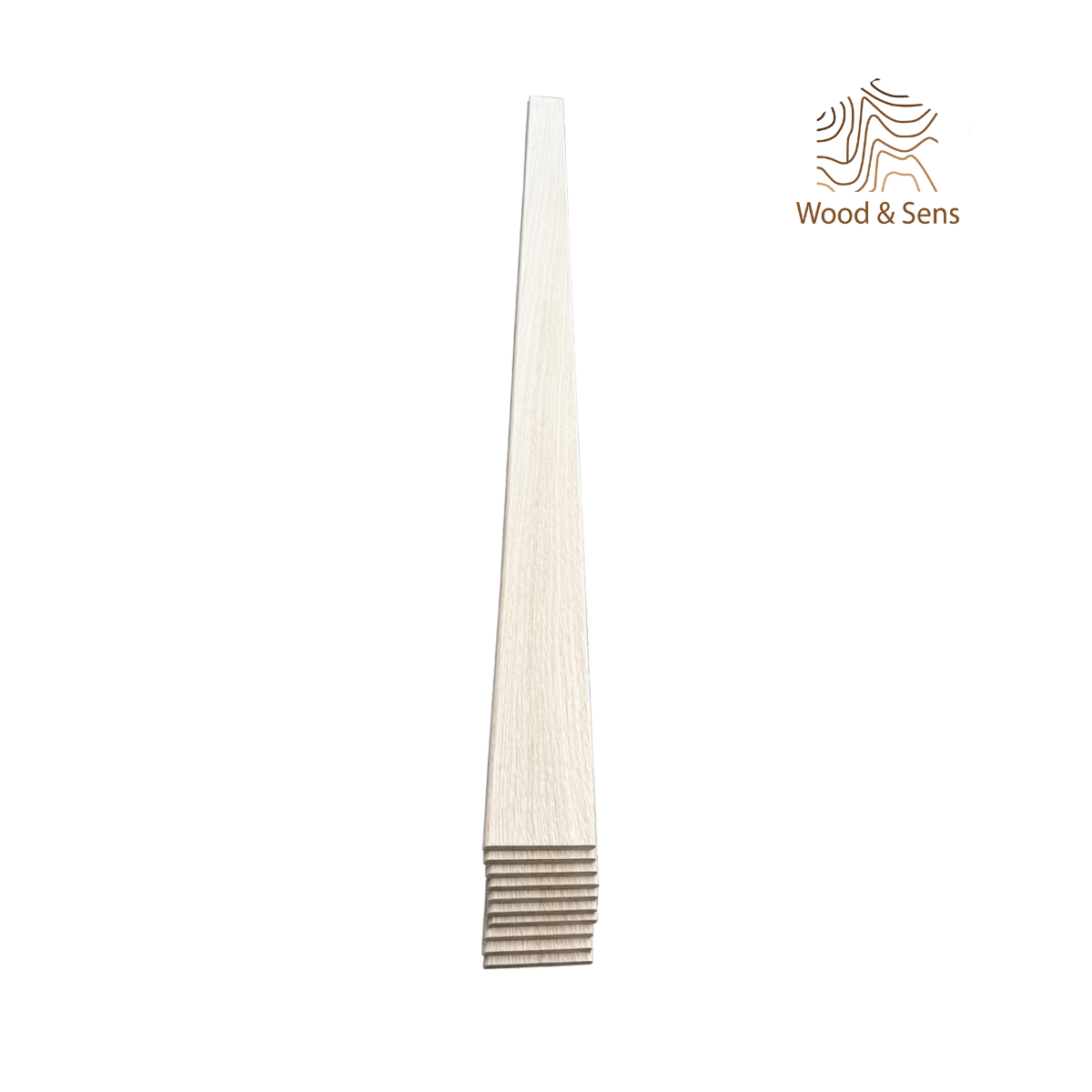 Lot de 10 Plinthes Plaquées Chêne MDF Arrondi, L.2,23 m x l.9,8 cm x Ep.9 mm - 5