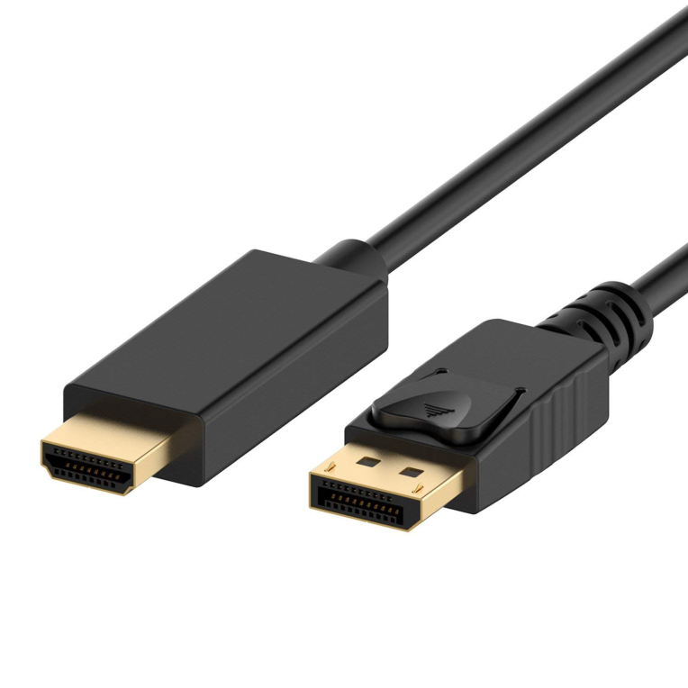 Câble DisplayPort Vers HDMI 10 Mètres NANOCABLE - Noir, Résolution 4K, Compatible PC, Moniteur, TV