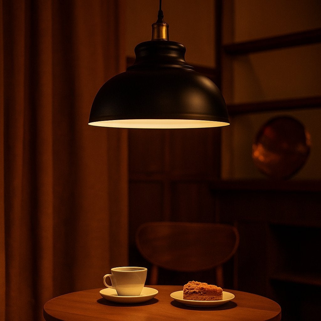 Lampa wisząca sufitowa Flara E27 135 cm IP20 czarna miedziana MasterLED - 7