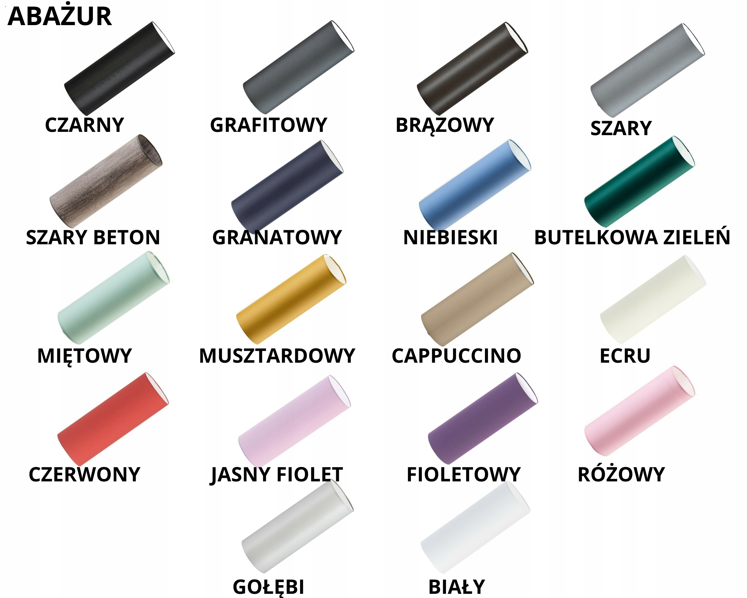 Lampa stojąca podłogowa z abażurem tuba BELL - 3