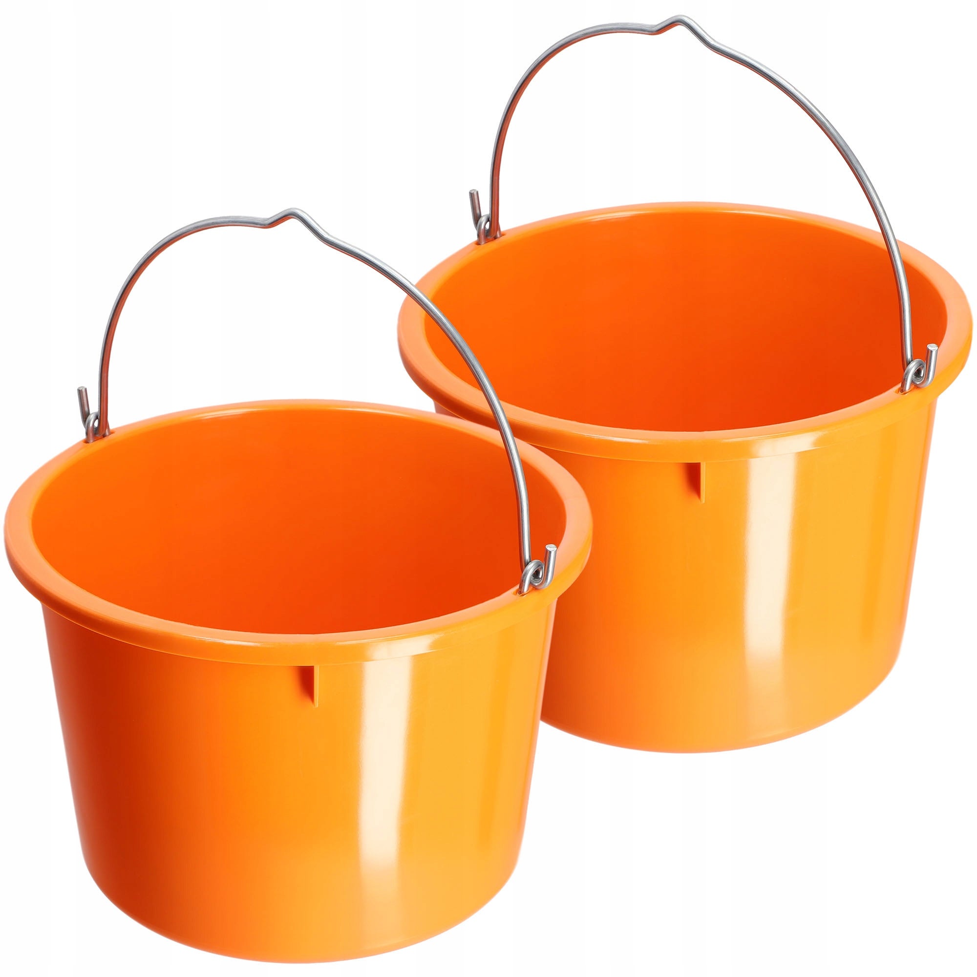 WIADRO BUDOWLANE 20L GOSPODARCZE OGRODNICZE PLASTIKOWE MOCNE ZAPRAWĘ 2 szt