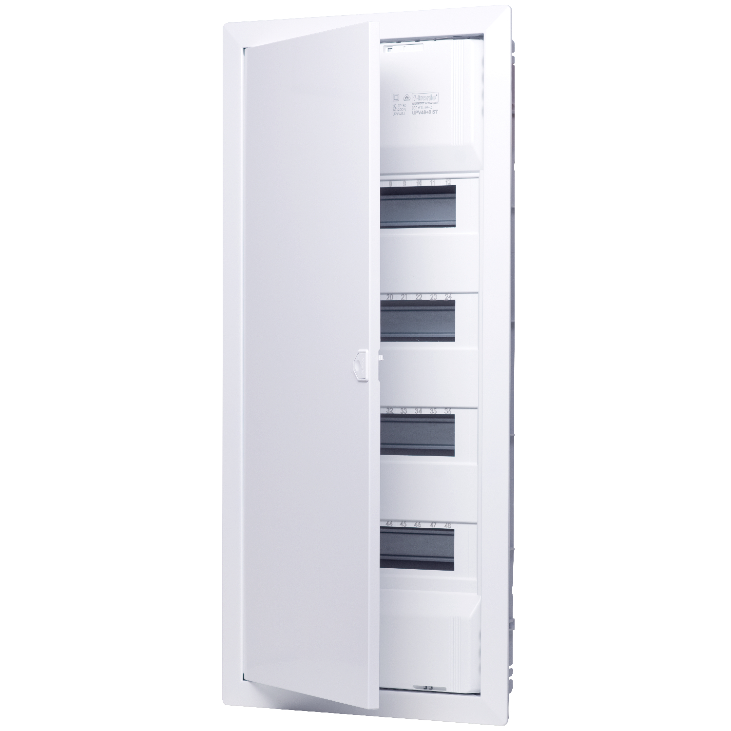 F-TRONIC JUMBO Rozdzielnica Podtynkowa 4x14 IP30 Drzwi Pełne 775x365x98mm