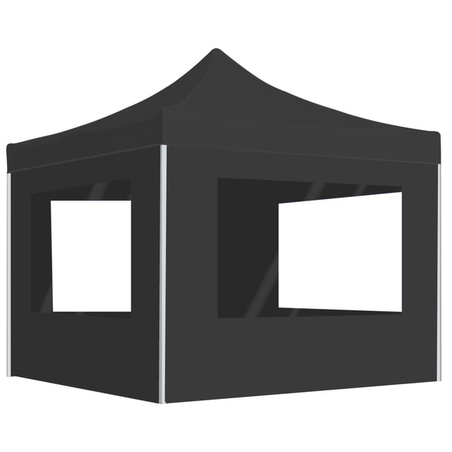Maison Exclusive - Gazebo Pieghevole con Pareti Alluminio 2x2 m Antracite