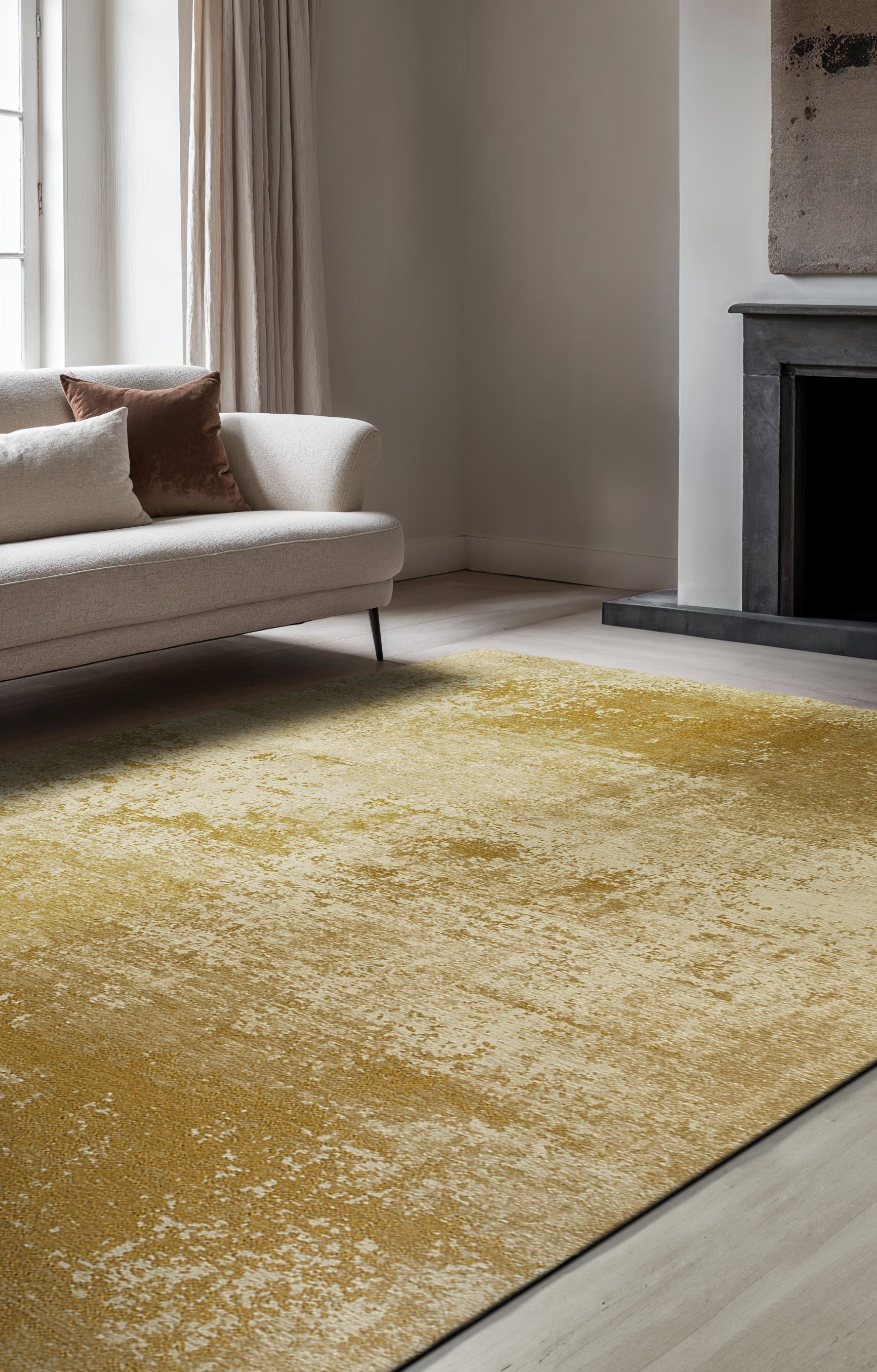 Tapis de salon moderne tissé plat TERRA 80x150 cm - 2
