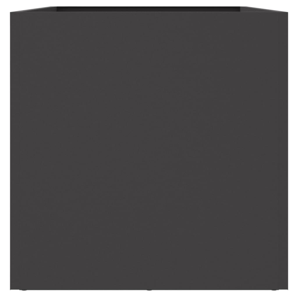 vidaXL Jardinière noir 62x30x29 cm acier - 5