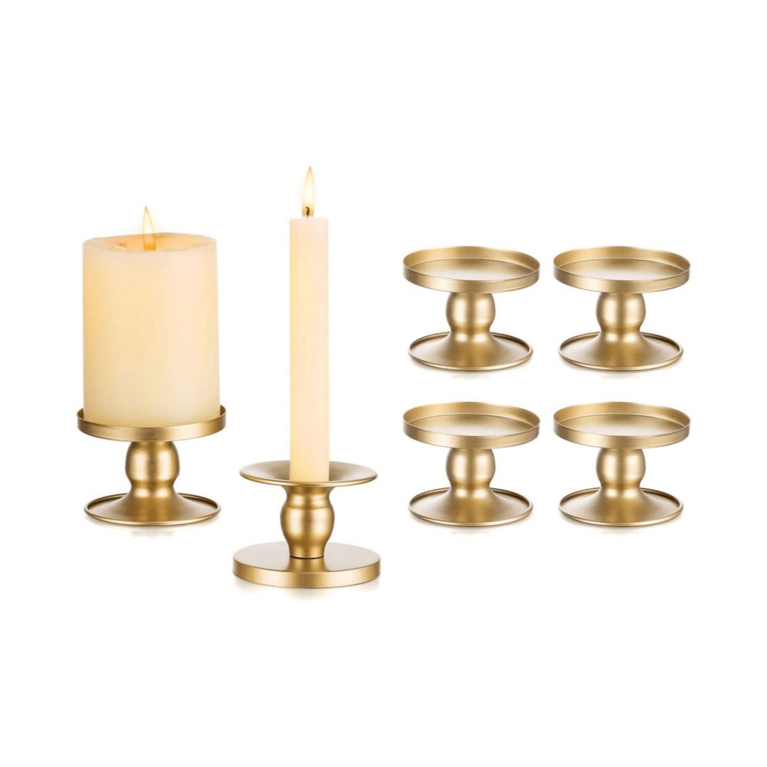 Lot De 30 Bougeoirs En Métal Argenté – Pour Bougies Fines, Chauffe-plats, Décorations De Noël