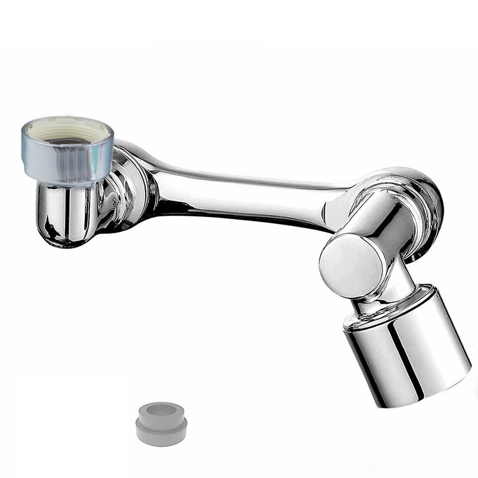 RUBINETTO PROLUNGA LAVABO ROMPIGETTO AREATORE BAGNO ROTANTE BRACCIO GIREVOLE 180 - 7