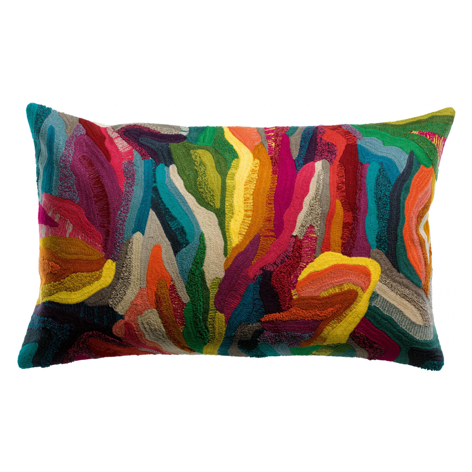Cojín bordado betty multico 40 x 65 cm multico 40 x 65 cm vivaraise