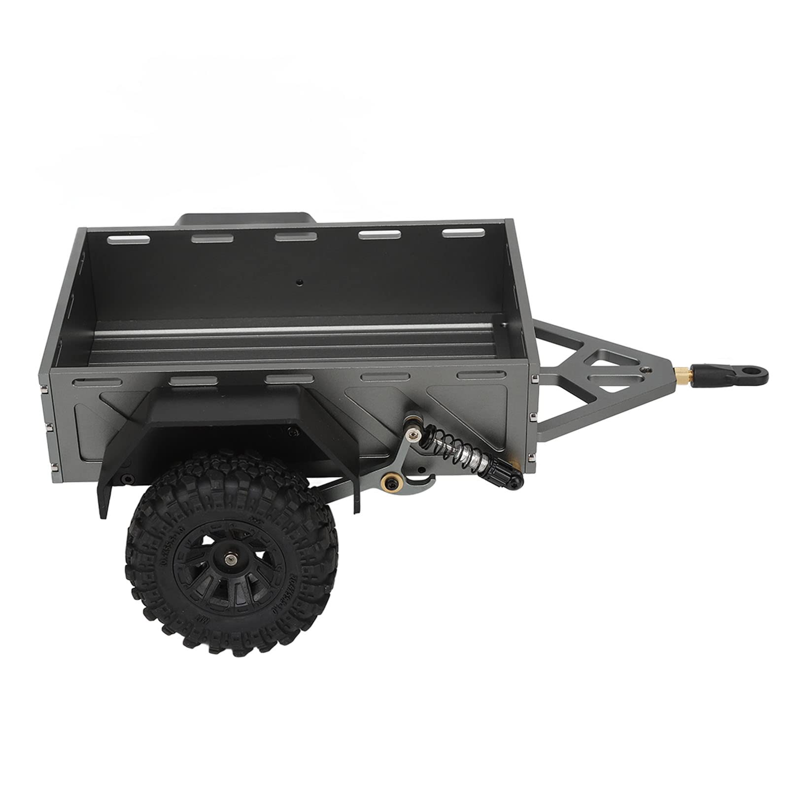 Porte-Bagages Toit RC Pour TRX4M 1/18, SCX24, FMS Bronco – Alliage Noir Avec Phares, Installation Sans Perçage - 11