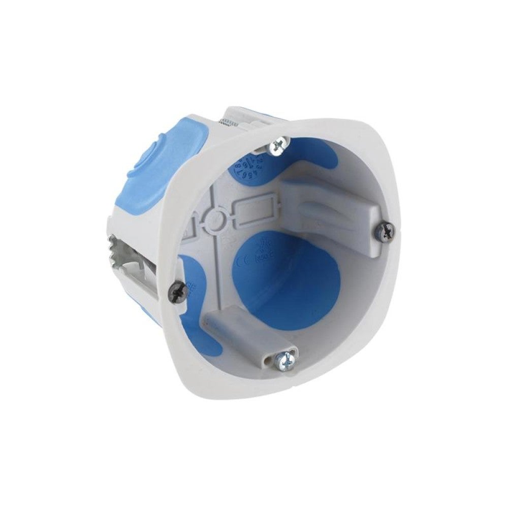Scatola Tripla Da Incasso Interasse 71mm - Multimateriale, Diametro 67 Mm, Profondità 40 Mm | Ermetica All'aria, Norme BBC