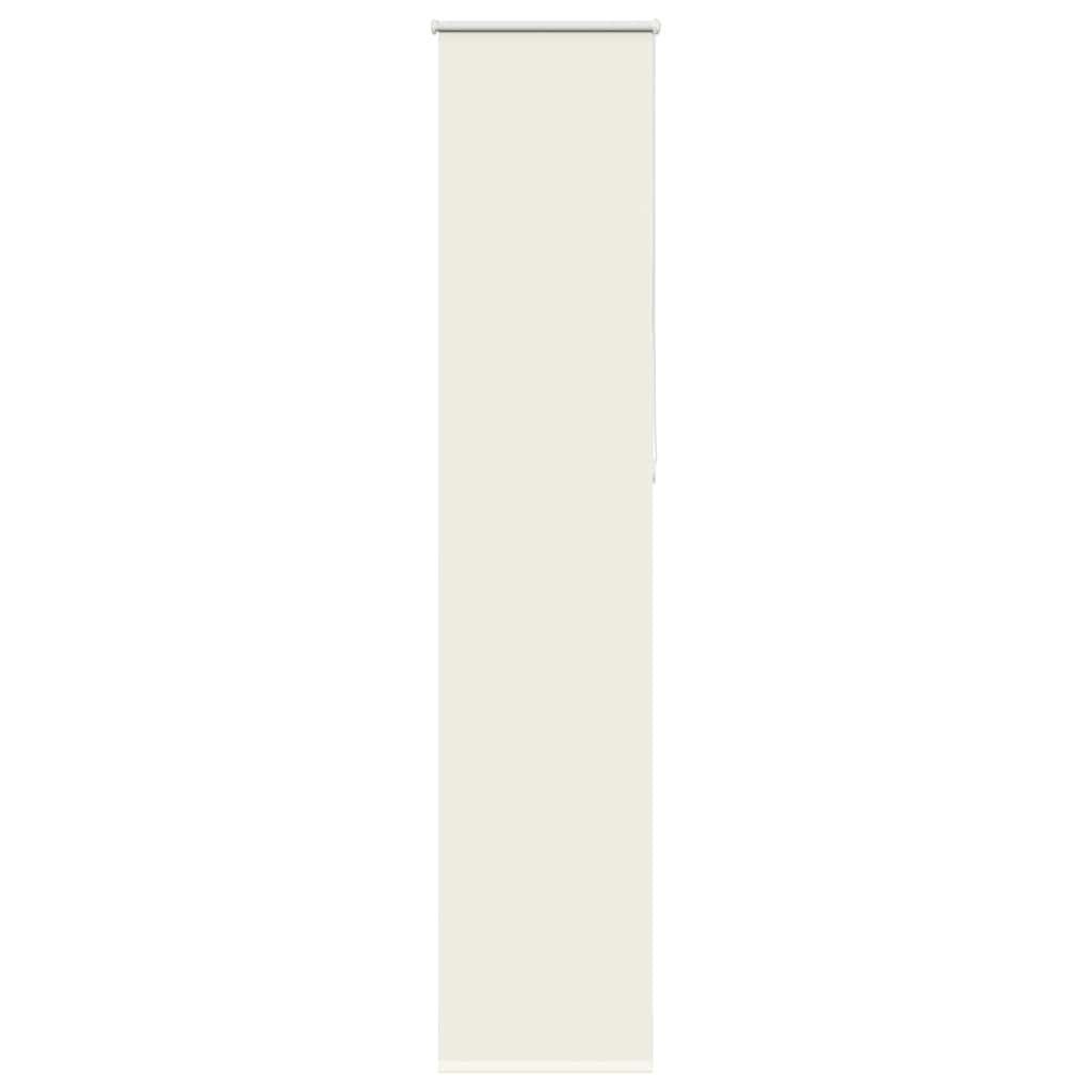Roleta zaciemniająca Off White 55x230 cm Szerokość tkaniny vidaXL