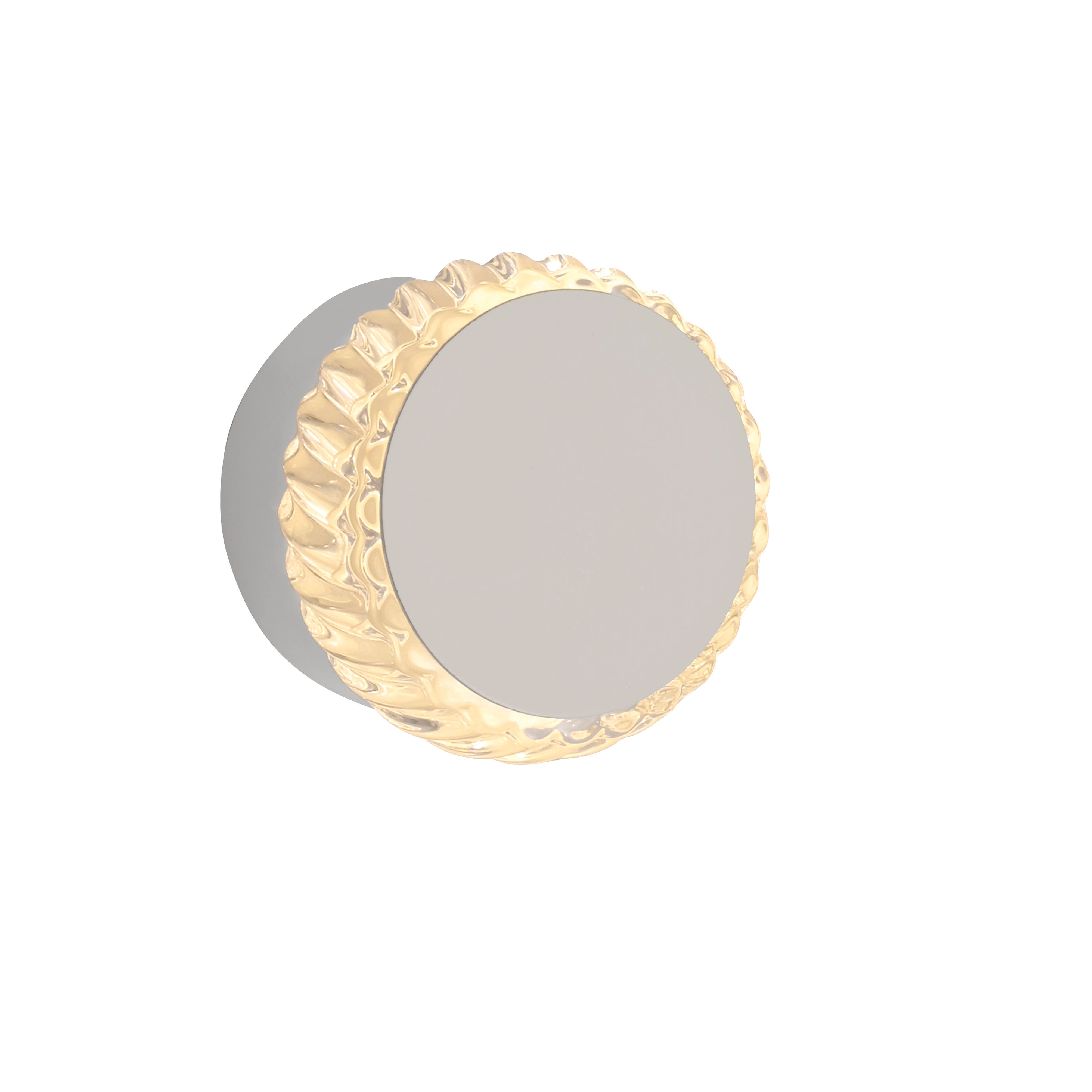 Kinkiet IGO LED 5W Ciepła biel 480lm biały wym: 9,5x9,5x6 cm IP20 Just Light