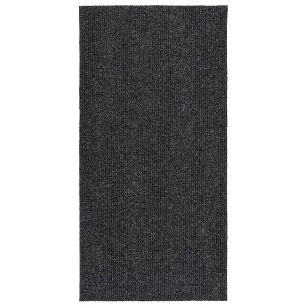 Maison exclusive - alfombra de pasillo atrapa suciedad 100x200 cm gris antracita