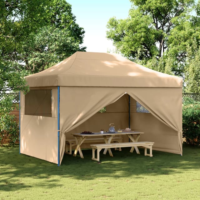 Tenda da festa pieghevole pop-up con 4 pareti laterali