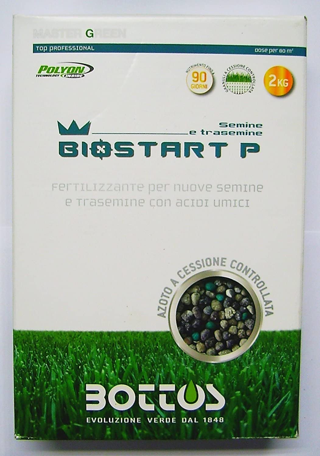 Concime Per Prato Bottos Bio Start 12-20-15 - 25kg Per 1000mq, Fertilizzante Starter Con Fosforo - Foto 6
