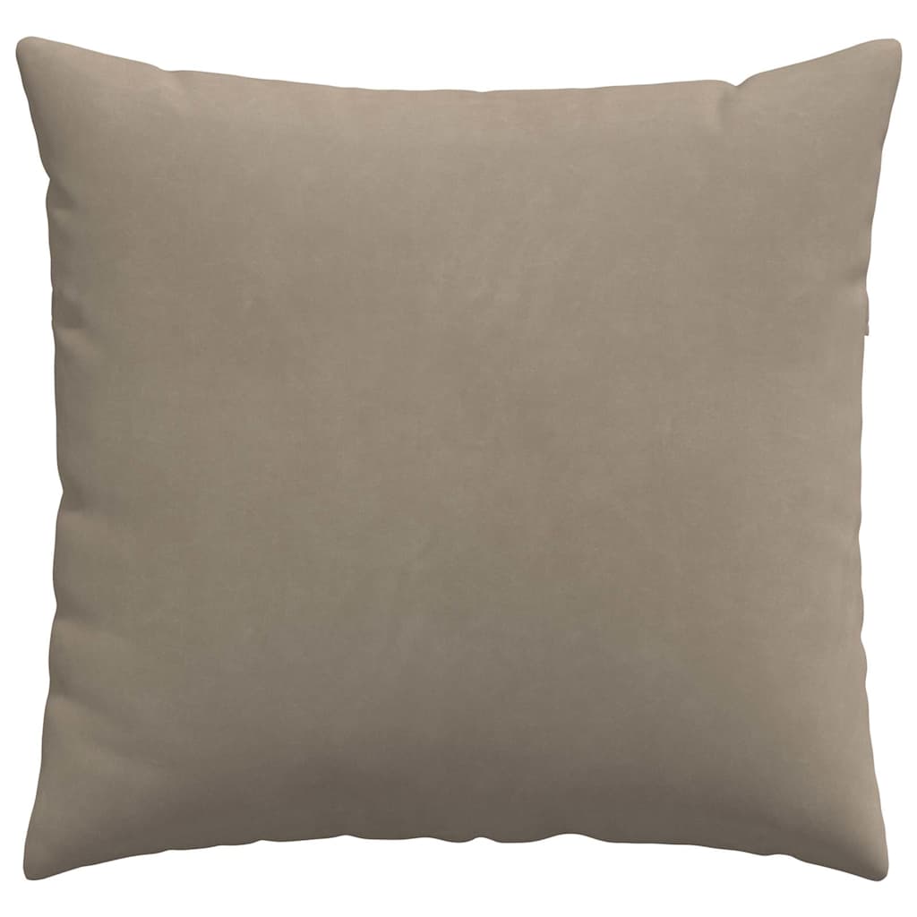 Coussins de canapé 2 pcs Taupe 50 x 50 cm tissu vidaXL - 6