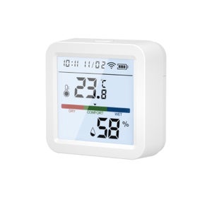 Thermomètre Hygromètre Intelligent Thermomètre Hygromètre Connecté Otio - Compatible Alexa & Google Home - Pilotage à Distance Meross Prise Connectée
