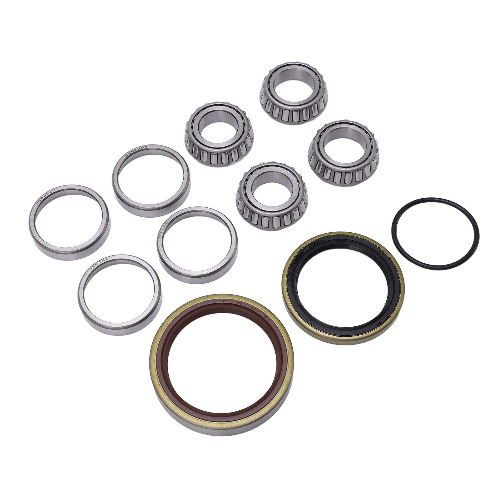 Sourcing Map Rodamientos De Bolas De Ranura Profunda 10 Mm X 22 Mm X 6 Mm Doble Sellado Cubierta Azul De Acero Cromado P6 (ABEC3) 2 Piezas