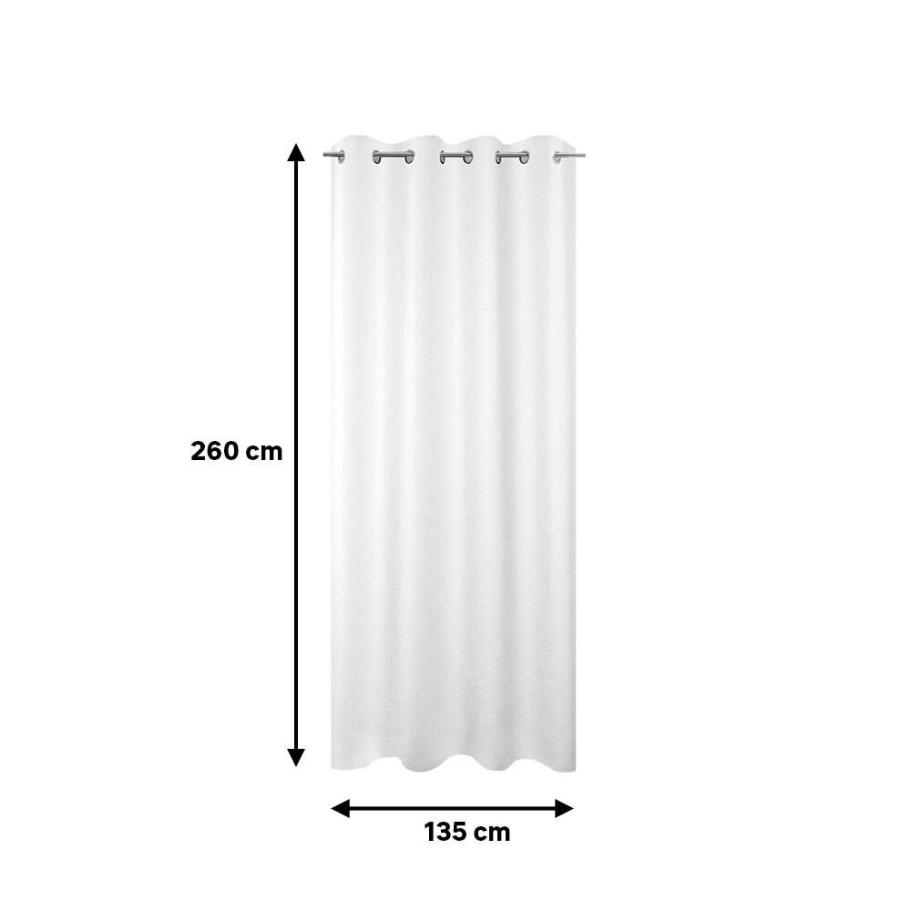 Zasłona zaciemniająca Dario, szara, wys. 260 x szer. 135 cm INSPIRE - 3