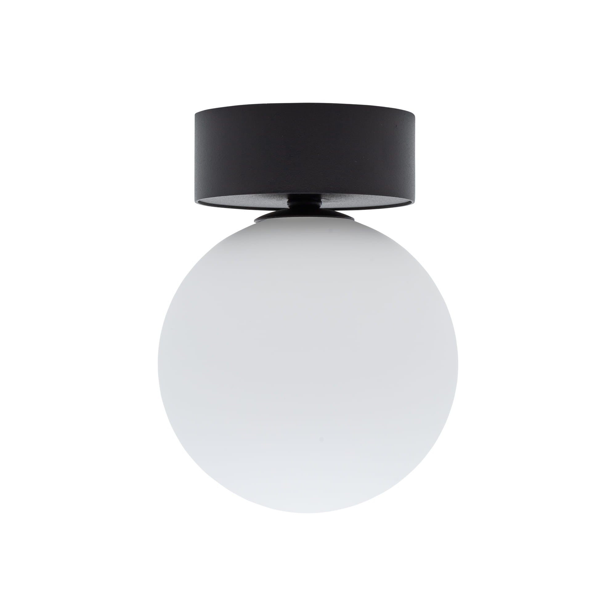 Plafon Kier okrągły czarno-biały 1xG9x12W wym: 15,5 x 12 cm IP20 szkło Nowodvorski Lighting