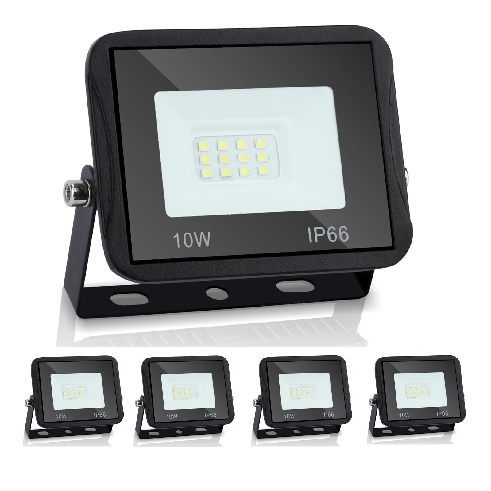 Projecteur LED Solaire 10W 100lm/W IP65 avec Télécommande Blanc chaud 3000K | Leroy Merlin