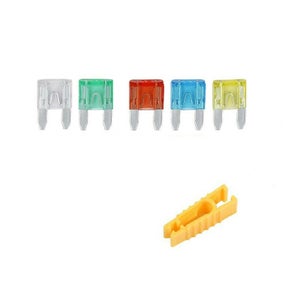 baytronic - fusibile a lamella auto, fusibile, 10 pezzi 1 A, nero