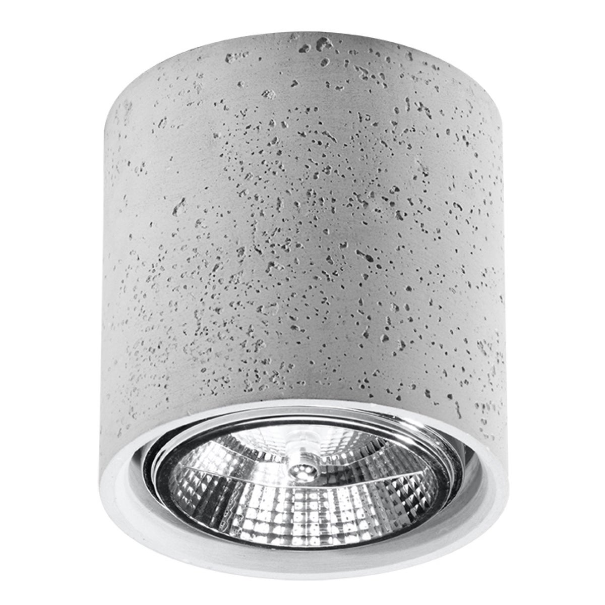 Reflektor spot DORINO szary 1xGU10x40W beton architektoniczny wym:11x14x14cm IP20 Pure Lume