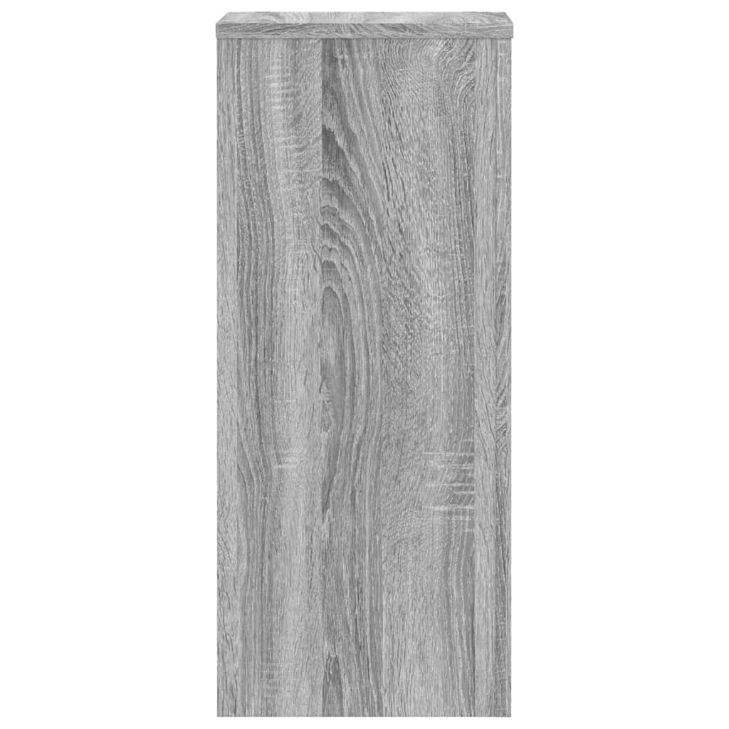 Supports pour plantes 2 pcs sonoma gris bois d'ingénierie - 5