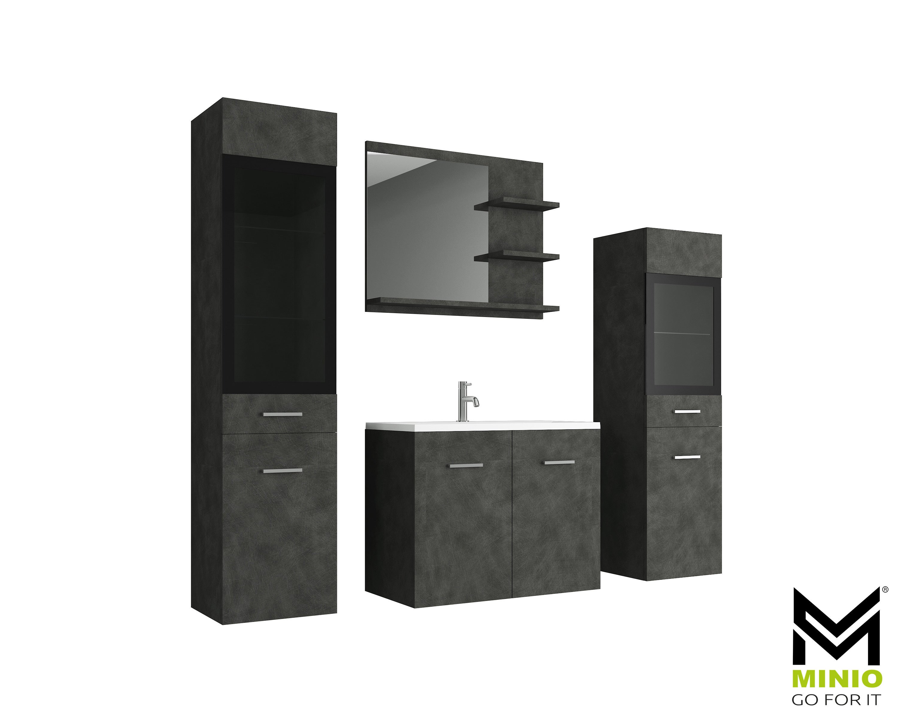 Meble łazienkowe w kolorze matera - MARIT I