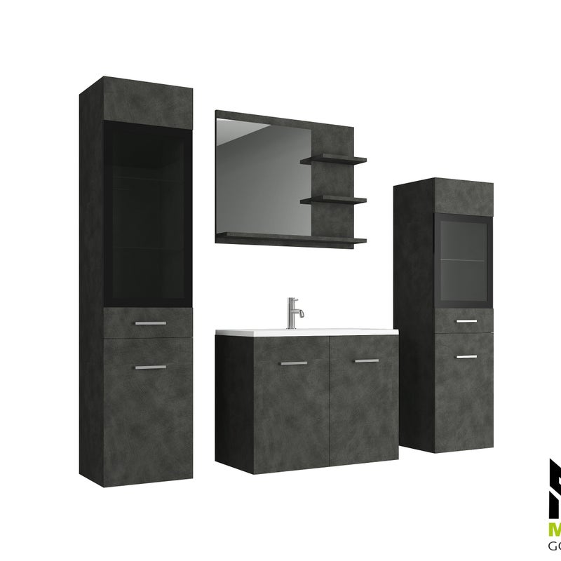 Meble łazienkowe w kolorze matera - MARIT I