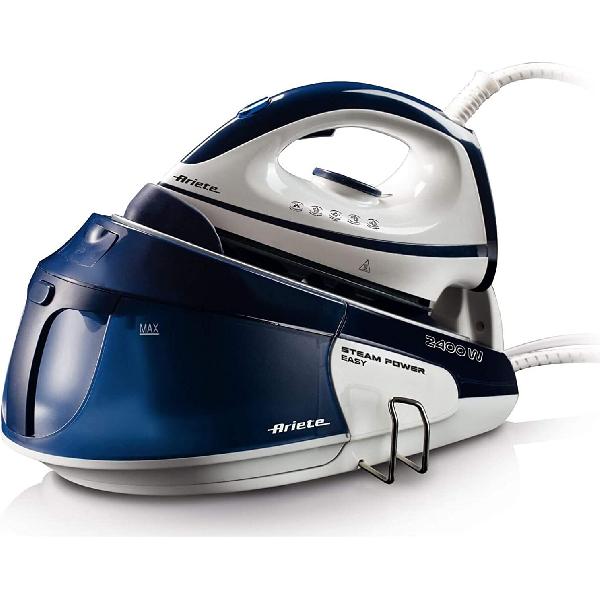 Ariete Steam Power Easy 5571 2400 W 1,8 L Suela De Acero Inoxidable Azul/Blanco Acero Inoxidable, Leroy Merlin