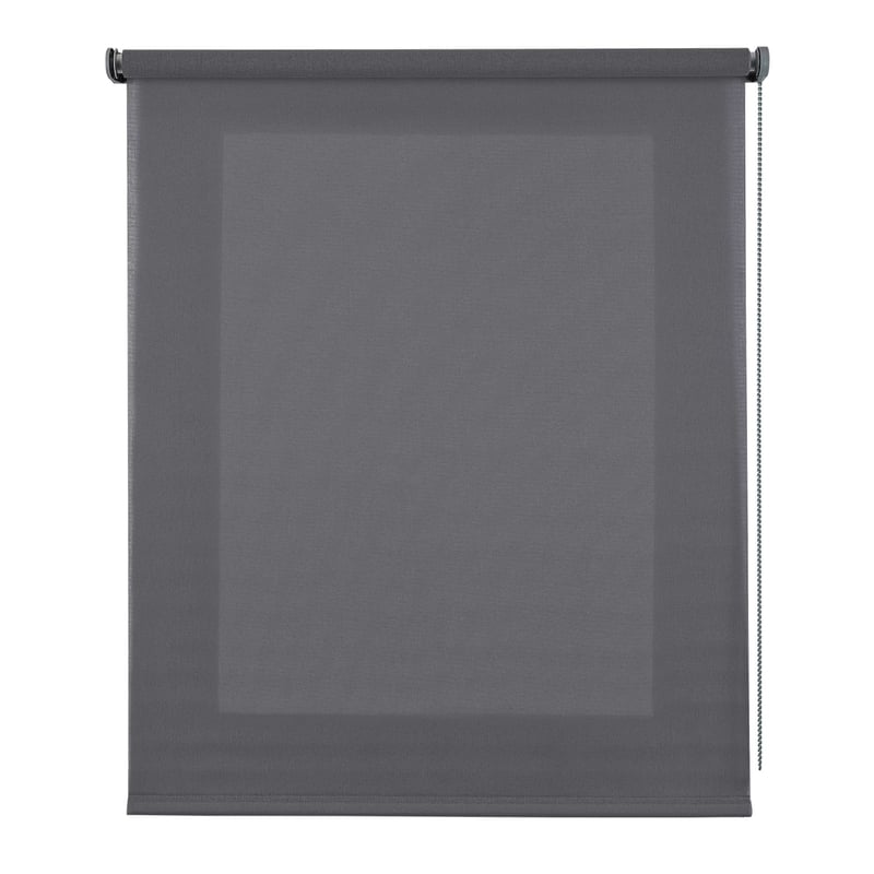 Roleta Półprzezroczysta na Okna Szara 60x180 cm