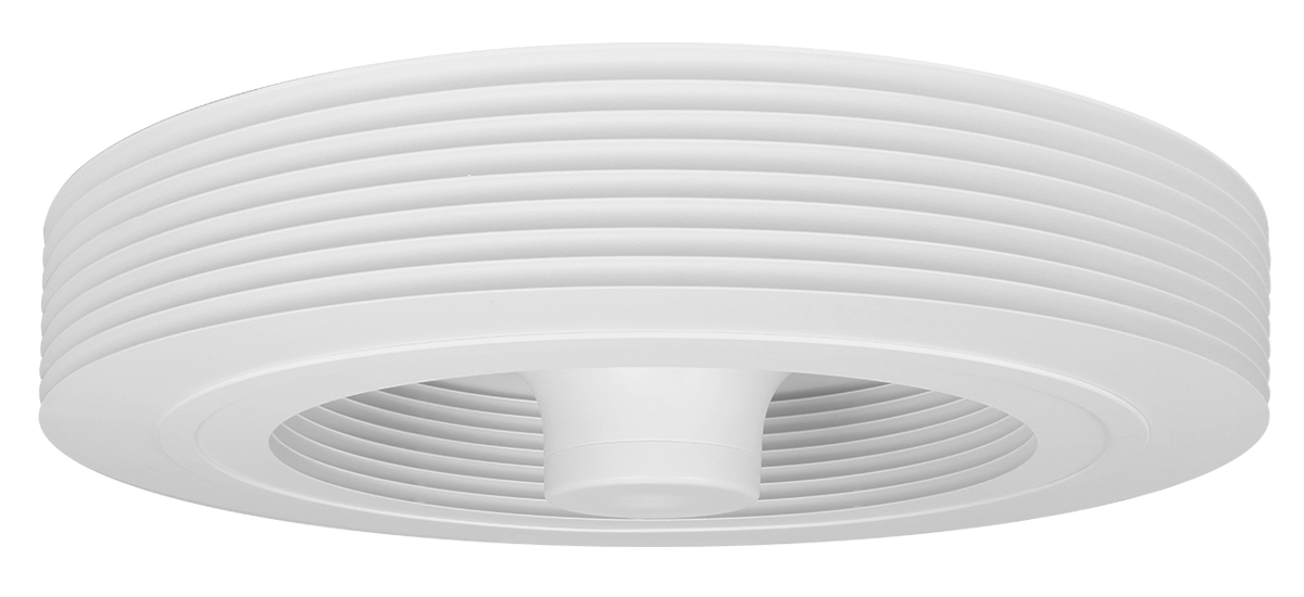 VENTILATEUR DE PLAFOND SANS PALES BLANC EXHALE SANS LED - 3