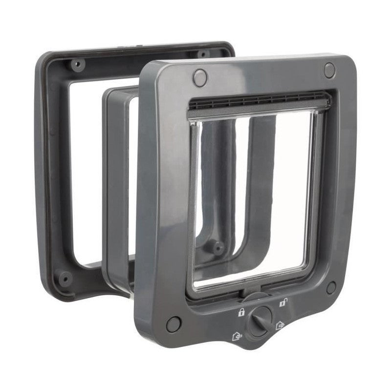Chatiere 4 positions Avec tunnel 20 x 22 cm Gris Leroy Merlin — free download