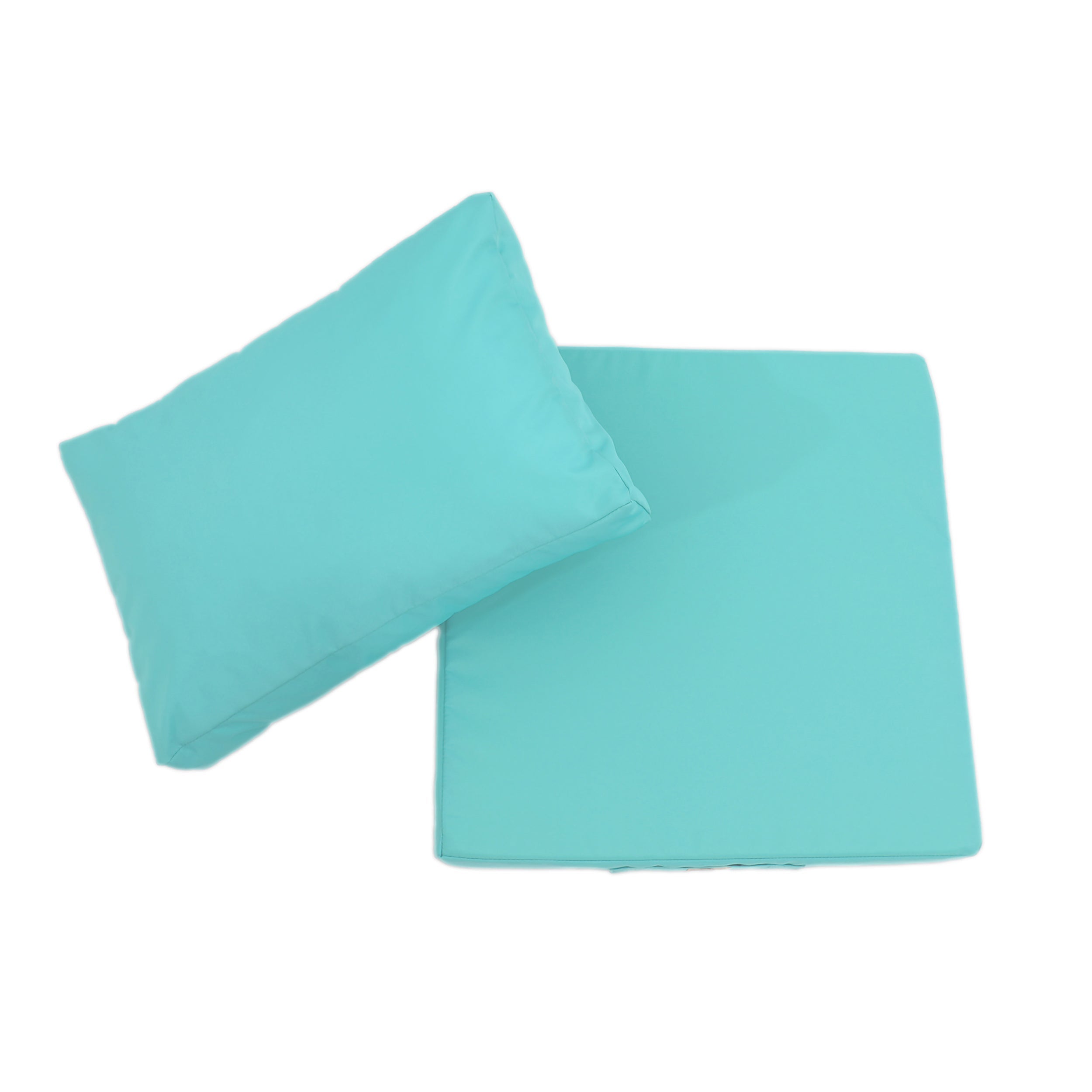 Coussins pour salon de jardin déhoussable 50x60cm Bleu caraïbes - 6