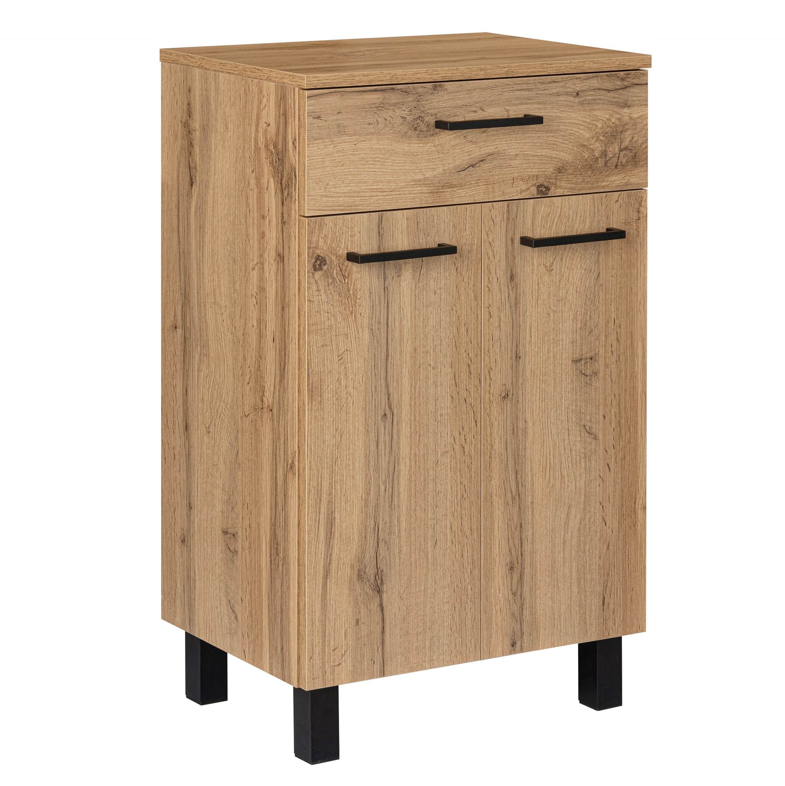 Komoda łazienkowa szafka słupek łazienkowy do łazienki dąb wotan loft 50 cm